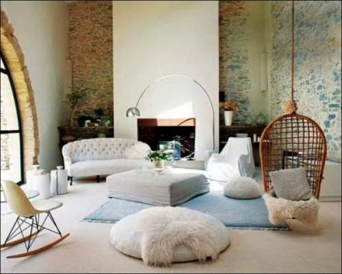 Мебель из ротанга в квартире