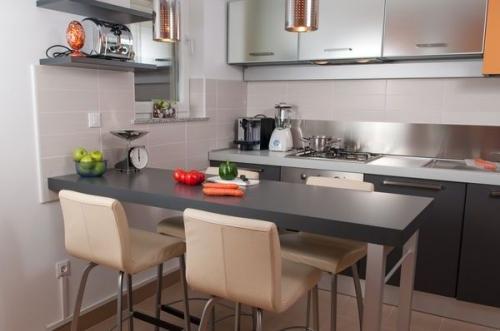 Барная стойка на кухне: варианты расположения Барная стойка на кухне: варианты расположения