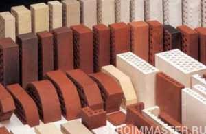 Разновидности кирпича