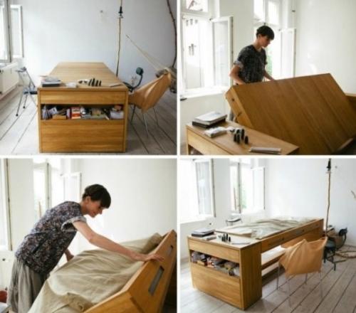 Мебель-трансформер: основные виды