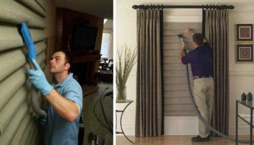 Как чистить (стирать) римские шторы