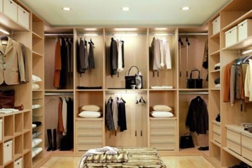 Виды гардеробных систем