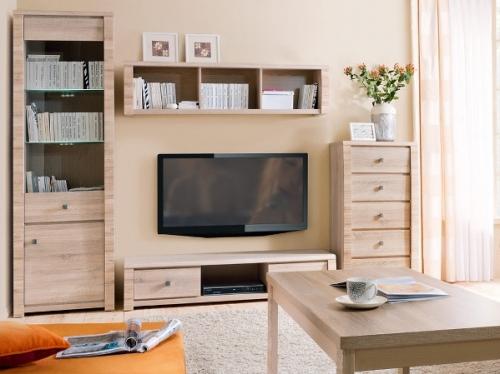 Модульная стенка в гостиной