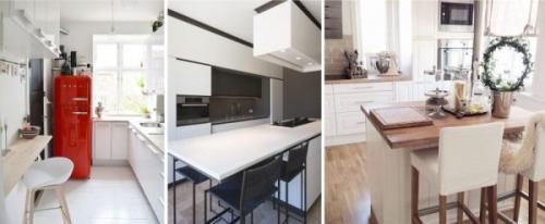 Барная стойка на кухне: варианты расположения Барная стойка на кухне: варианты расположения