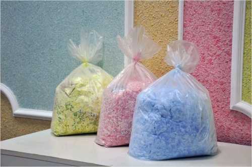 Жидкие обои – креативное украшение стен