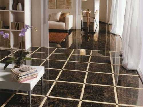 Пол из камня в квартире (доме) Пол из камня в квартире (доме)