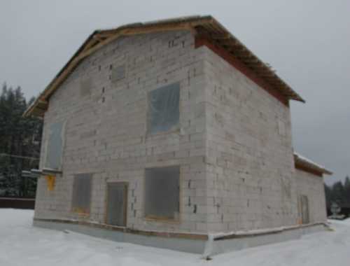 Консервация дома из газобетона на зиму