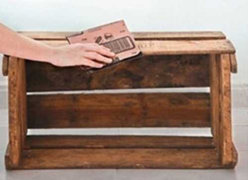 Как сделать пуф из старого ящика