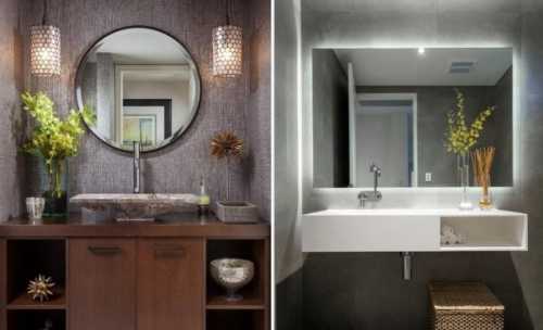 Как выбрать зеркало в ванную