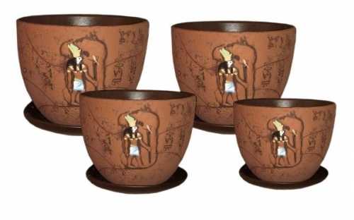 Декор цветочных горшков