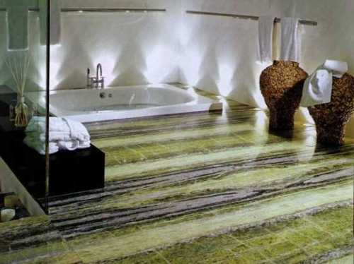 Пол из камня в квартире (доме) Пол из камня в квартире (доме)