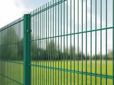 Современный 2D забор из 3D-сетки