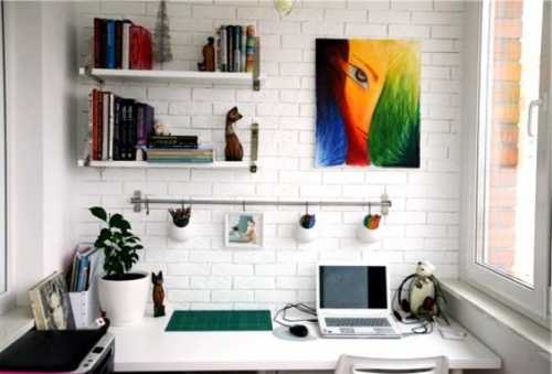 Как сделать кабинет на балконе