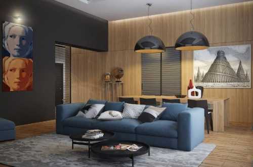 Дизайн помещений в современном стиле – главные особенности