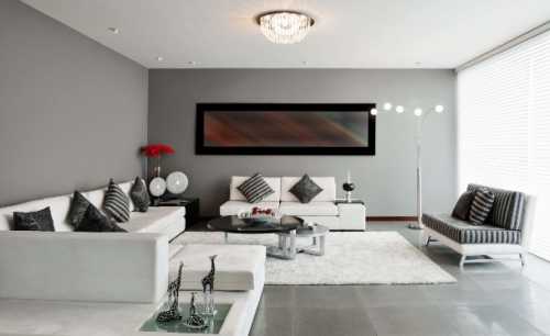 Интерьер комнаты в стиле контемпорари