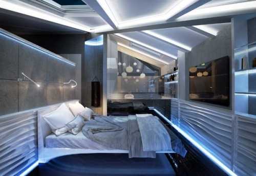 Смарт перегородка в интерьере