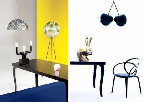 Дизайнерские вещи в современном интерьере