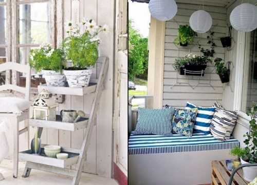 Балкон в стиле Прованс: правила оформления