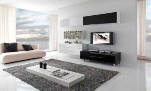 Гостиная в современном стиле: принципы оформления