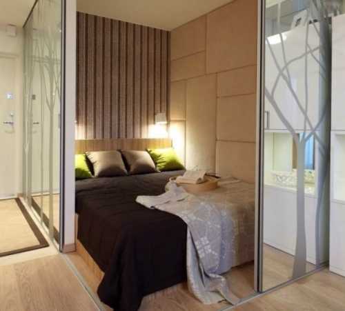 Как выделить спальную зону в однокомнатной квартире