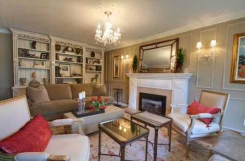 Американский стиль в интерьере гостиной