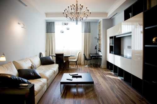 Интерьер комнаты в стиле контемпорари