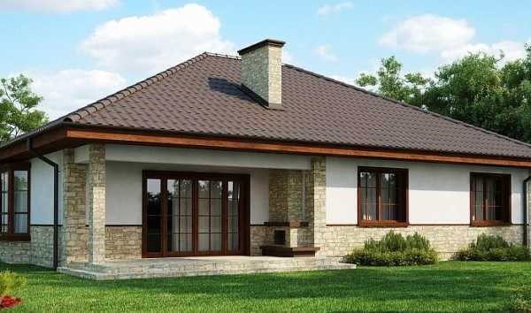 Проекты одноэтажных домов из пеноблоков: особенности очень легких стен Проекты одноэтажных домов из пеноблоков: особенности очень легких стен