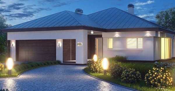 Проекты одноэтажных домов из пеноблоков: особенности очень легких стен Проекты одноэтажных домов из пеноблоков: особенности очень легких стен