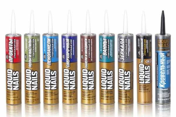 Жидкие гвозди: применение, области использования, свойства и виды