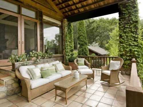 Как украсить террасу