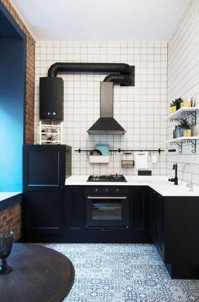 Кухня в хрущевке с газовой колонкой: варианты размещения, 37 фото Кухня в хрущевке с газовой колонкой: варианты размещения, 37 фото