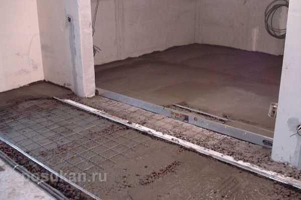 Советы по устройству бетонной стяжки Советы по устройству бетонной стяжки