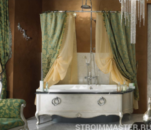 Оформление ванной комнаты в стиле августовского классицизма